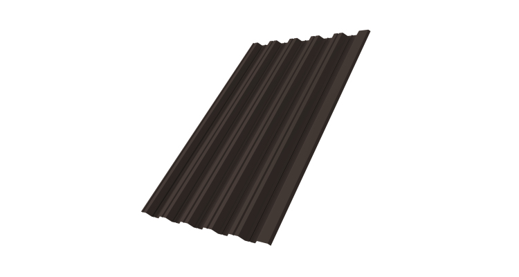 Профнастил HC35R 0.45 Drap RR 32 темно-коричневый