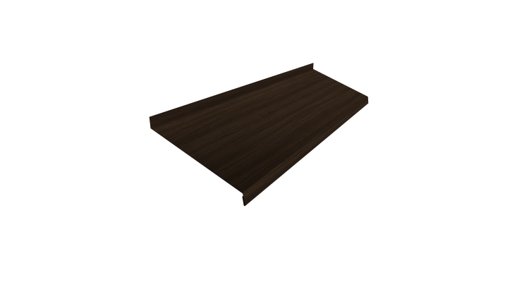 Отлив простой 250 0,45 Print Elite Coffee Wood TwinColor (2м)
