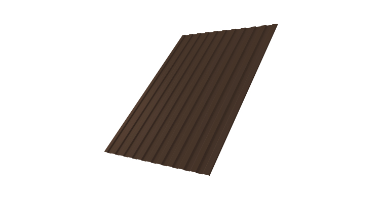 Профнастил С8A 0,5 PurPro RAL 8017 шоколад