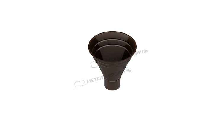 Воронка водосборная Металл Профиль Foramina Freeze D100/300 DarkBrown