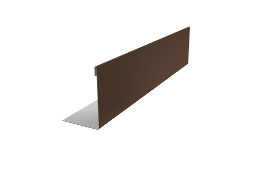 Нащельник 125 Texas 25х35 0,5 Satin RAL 8017 шоколад (L1,8)